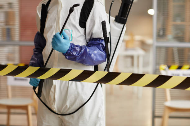 Professional Blood Cleanup technician working in Henderson, NE